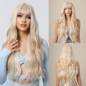 Medium length curly hair