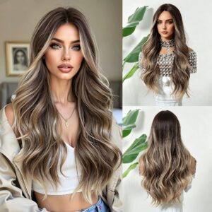 Long curly hair